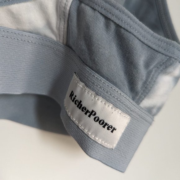 Richer Poorer Classic Bralette in Light Blue Cotton Candy - Picture 4 of 6